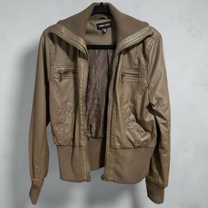 Vegan leather jacket